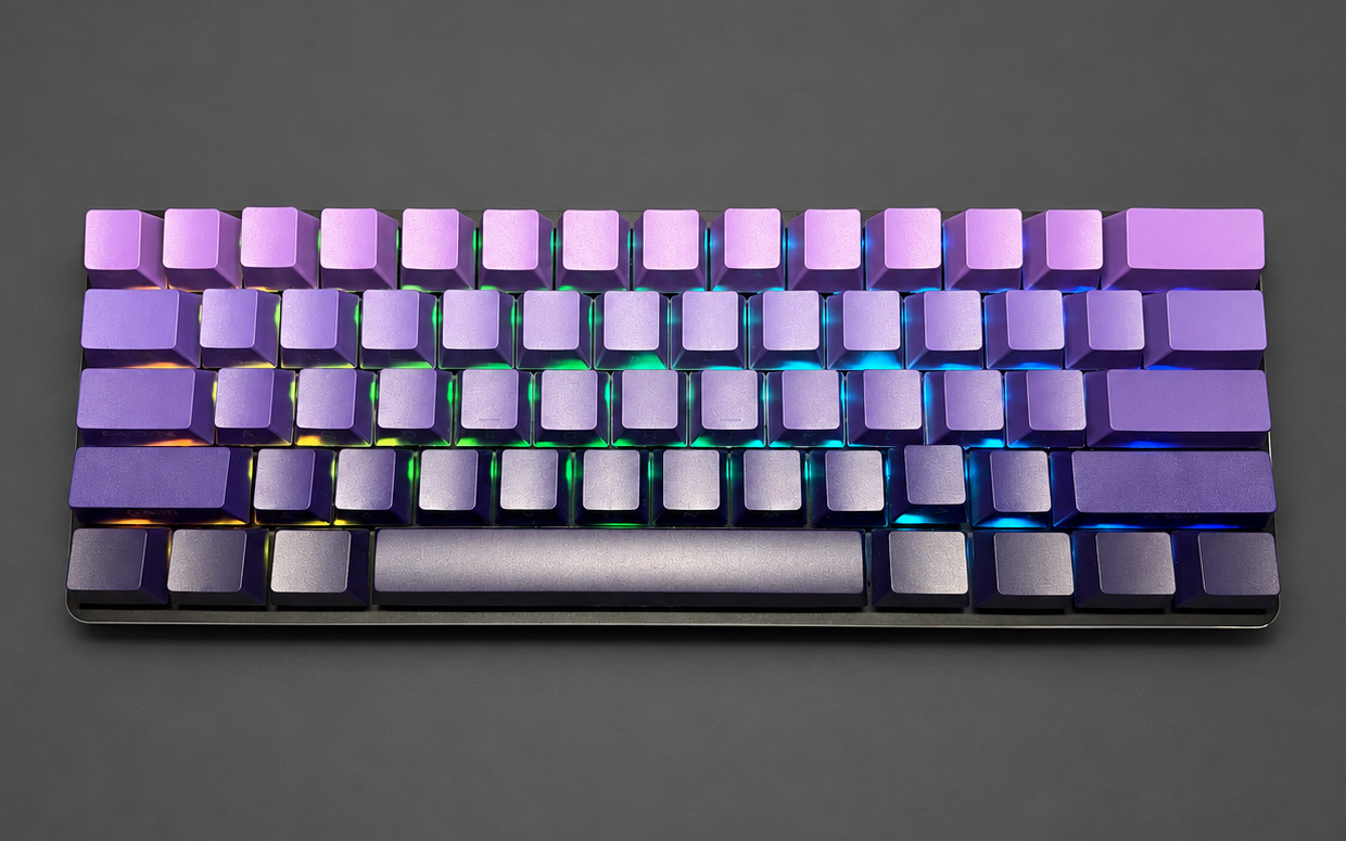 Nebula 60 purple keyboard